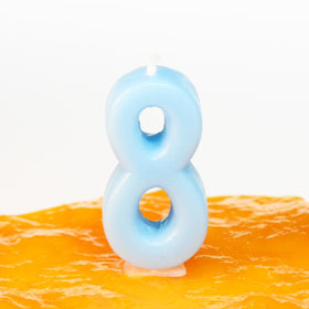 【アイスケーキ専用】ナンバーキャンドル　「8」