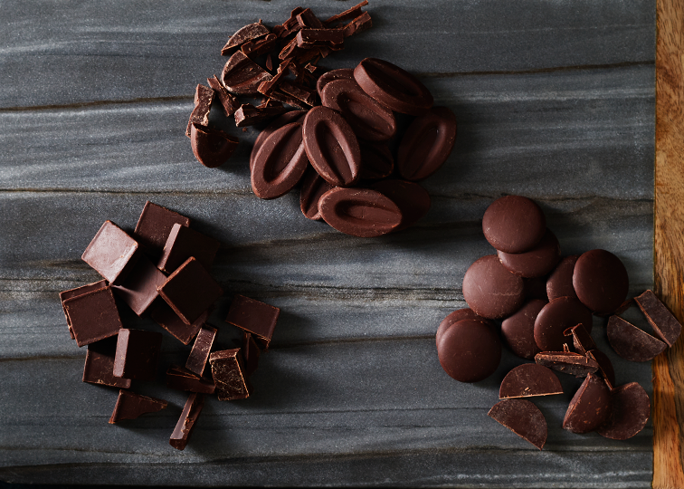 選び抜かれた3種のチョコレート